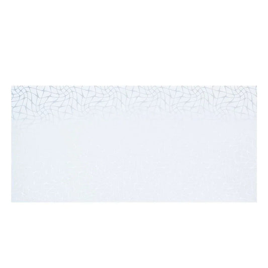 Set 6 panouri decorative autoadezive cu folie de aluminiu, efect marmura,  suprafata acoperita 1.08 m², Naimeed D7121, 60x30 cm, Gri deschis