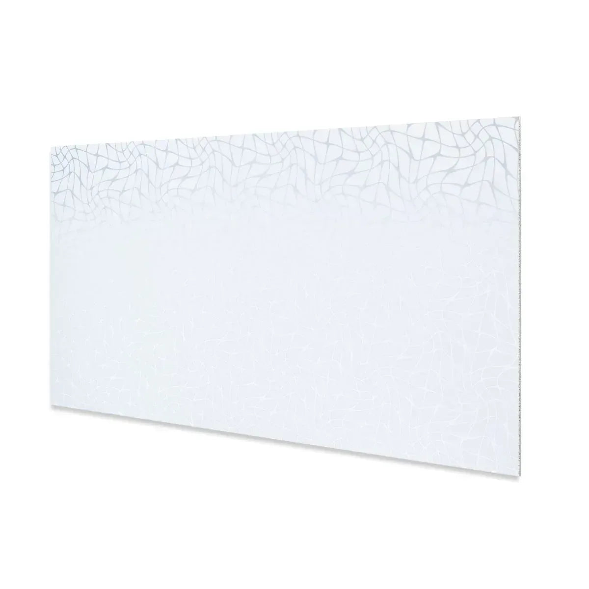 Set 6 panouri decorative autoadezive cu folie de aluminiu, efect marmura,  suprafata acoperita 1.08 m², Naimeed D7121, 60x30 cm, Gri deschis