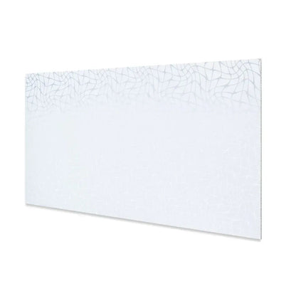 Set 6 panouri decorative autoadezive cu folie de aluminiu, efect marmura,  suprafata acoperita 1.08 m², Naimeed D7121, 60x30 cm, Gri deschis