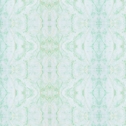 Set 6 panouri decorative autoadezive cu folie de aluminiu, efect marmura,  suprafata acoperita 1.08 m², Naimeed D7122, 60x30 cm, Verde deschis