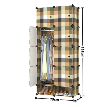 Dulap Modular, 8 Usi, Naimeed D7161, 162x75x37cm ,Verde