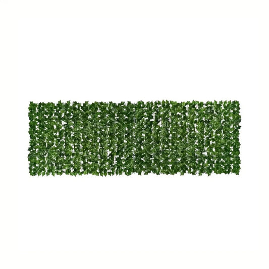 Plasa gard, frunze artificiale, Naimeed D7220, paravan pentru balcon, terasa si gard, 100x300 cm, Verde