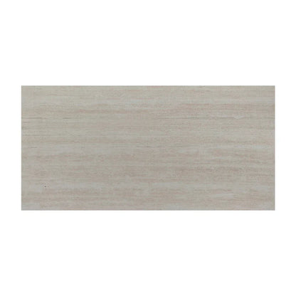 Panou decorativ din praf de piatra, Naimeed D7307, flexibil, ignifug, strat protector ceramic, rezistent la razele UV, 120x60x0.2 cm, bej travertin