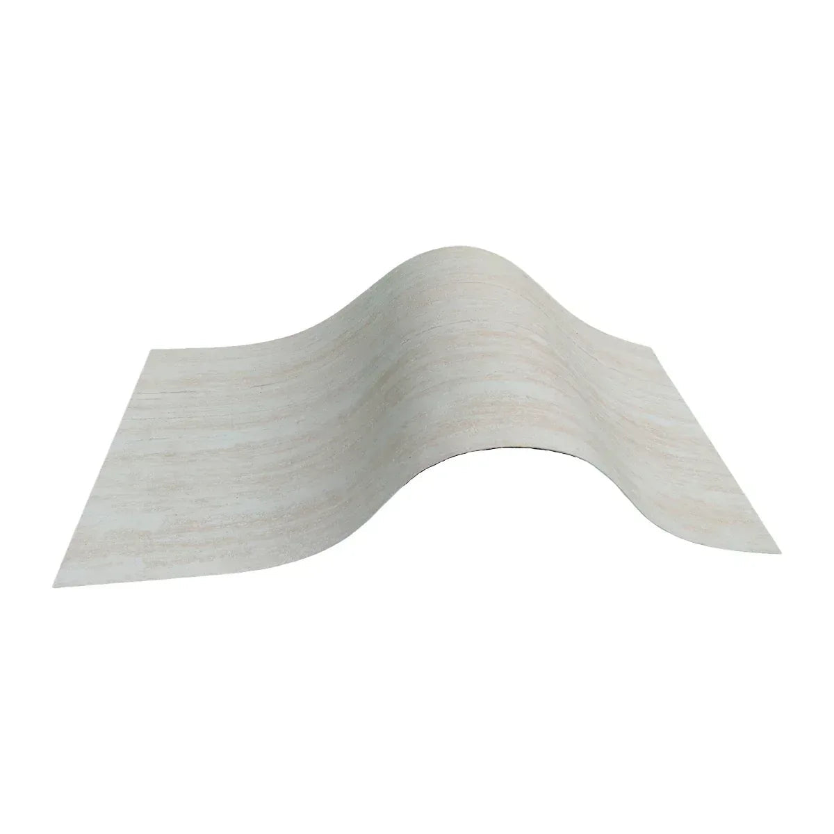 Panou decorativ din praf de piatra, Naimeed D7307, flexibil, ignifug, strat protector ceramic, rezistent la razele UV, 120x60x0.2 cm, bej travertin