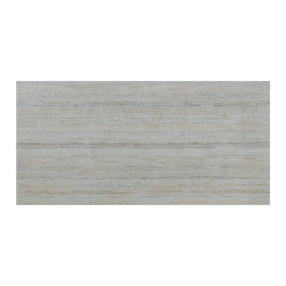 Panou decorativ din praf de piatra, Naimeed D7310, flexibil, ignifug, strat protector ceramic, rezistent la razele UV, 120x60x0.2 cm, alb bejuit