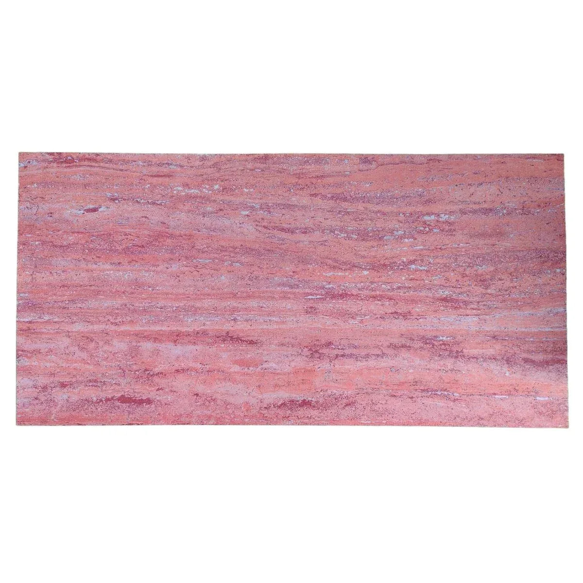 Set 16 panouri decorative din praf de piatra, Naimeed D7313, ignifuge, strat protector ceramic, rezistente la razele UV, 120x60x0.2 cm, coral