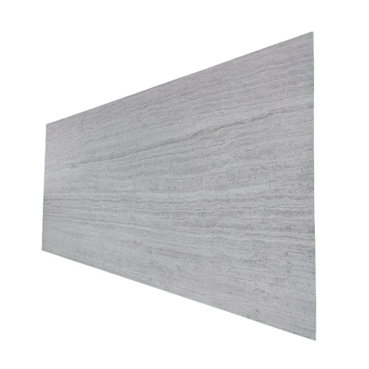 Set 16 panouri decorative din praf de piatra, Naimeed D7314, ignifuge, strat protector ceramic, rezistente la razele UV, 120x60x0.2 cm, cenusiu