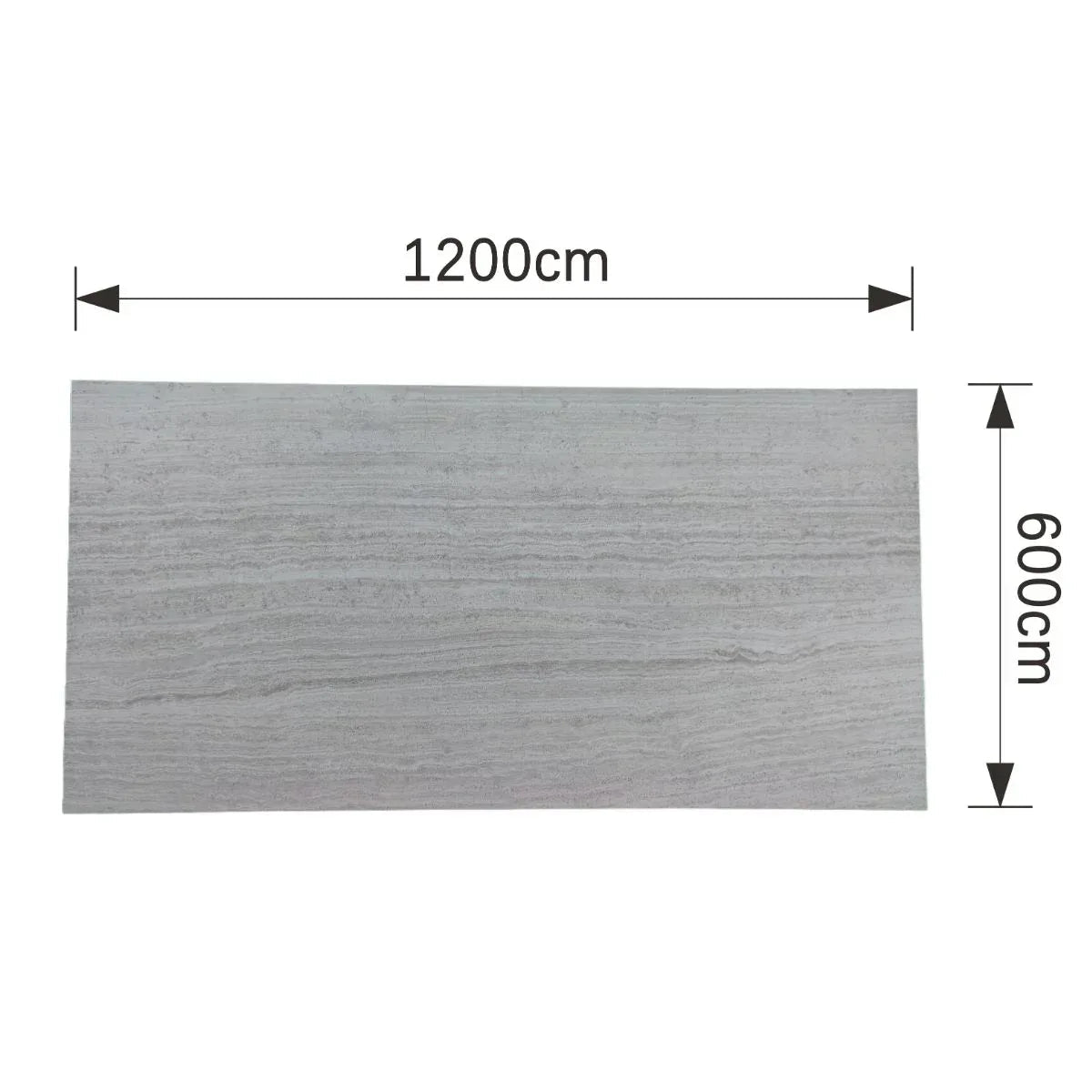 Set 16 panouri decorative din praf de piatra, Naimeed D7314, ignifuge, strat protector ceramic, rezistente la razele UV, 120x60x0.2 cm, cenusiu