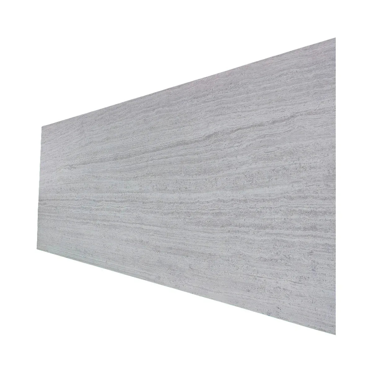 Panou decorativ din praf de piatra, Naimeed D7315, flexibil, ignifuge, strat protector ceramic, rezistente la razele UV, 120x60x0.2 cm, cenusiu pal