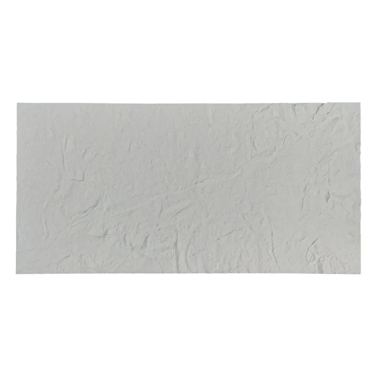 Set 4 panouri decorative din praf de piatra, Naimeed D7316, flexibile, ignifuge, strat protector ceramic, rezistente la razele UV, 120x60x0.2 cm, alb