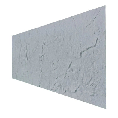Set 14 panouri decorative din praf de piatra, Naimeed D7316, flexibile, ignifuge, strat protector ceramic, rezistente la razele UV, 120x60x0.2 cm, alb