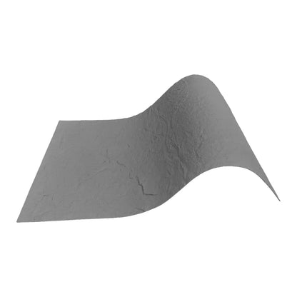 Set 12 panouri decorative din praf de piatra, Naimeed D7319, flexibile, ignifuge, strat protector ceramic, rezistente la razele UV, 120x60x0.2 cm, gri deschis