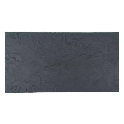 Panou decorativ din praf de piatra, Naimeed D7320, flexibil, ignifug, strat protector ceramic, rezistent la razele UV, 120x60x0.2 cm, gri inchis