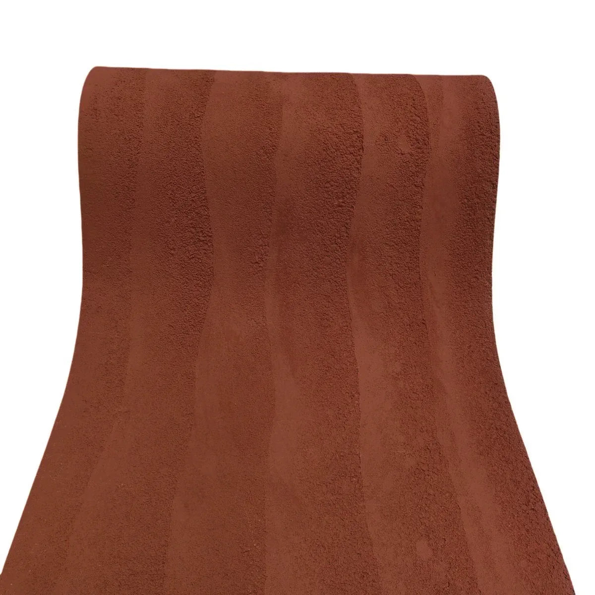 Set 16 panouri decorative din praf de piatra, Naimeed D7324, flexibile, ignifuge, strat protector ceramic, rezistente la razele UV, 120x60x0.2 cm, rosu caramiziu