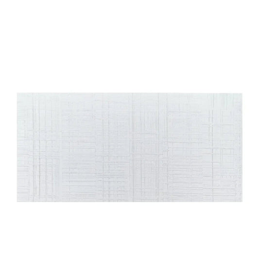 Set 8 panouri decorative din praf de piatra, Naimeed D7326, flexibile, ignifuge, strat protector ceramic, rezistente la razele UV, 120x60x0.2 cm, alb