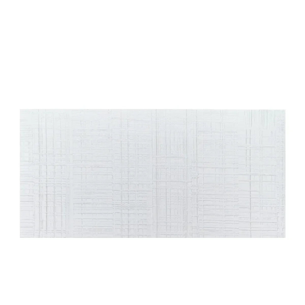 Panou decorativ  din praf de piatra, Naimeed D7326, flexibil, ignifug, strat protector ceramic, rezistent la razele UV, 120x60x0.2 cm, alb