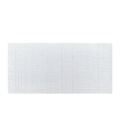 Set 12 panouri decorative din praf de piatra, Naimeed D7326, flexibile, ignifuge, strat protector ceramic, rezistente la razele UV, 120x60x0.2 cm, alb