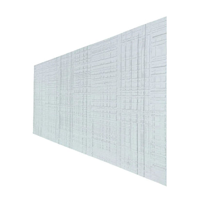Panou decorativ  din praf de piatra, Naimeed D7326, flexibil, ignifug, strat protector ceramic, rezistent la razele UV, 120x60x0.2 cm, alb