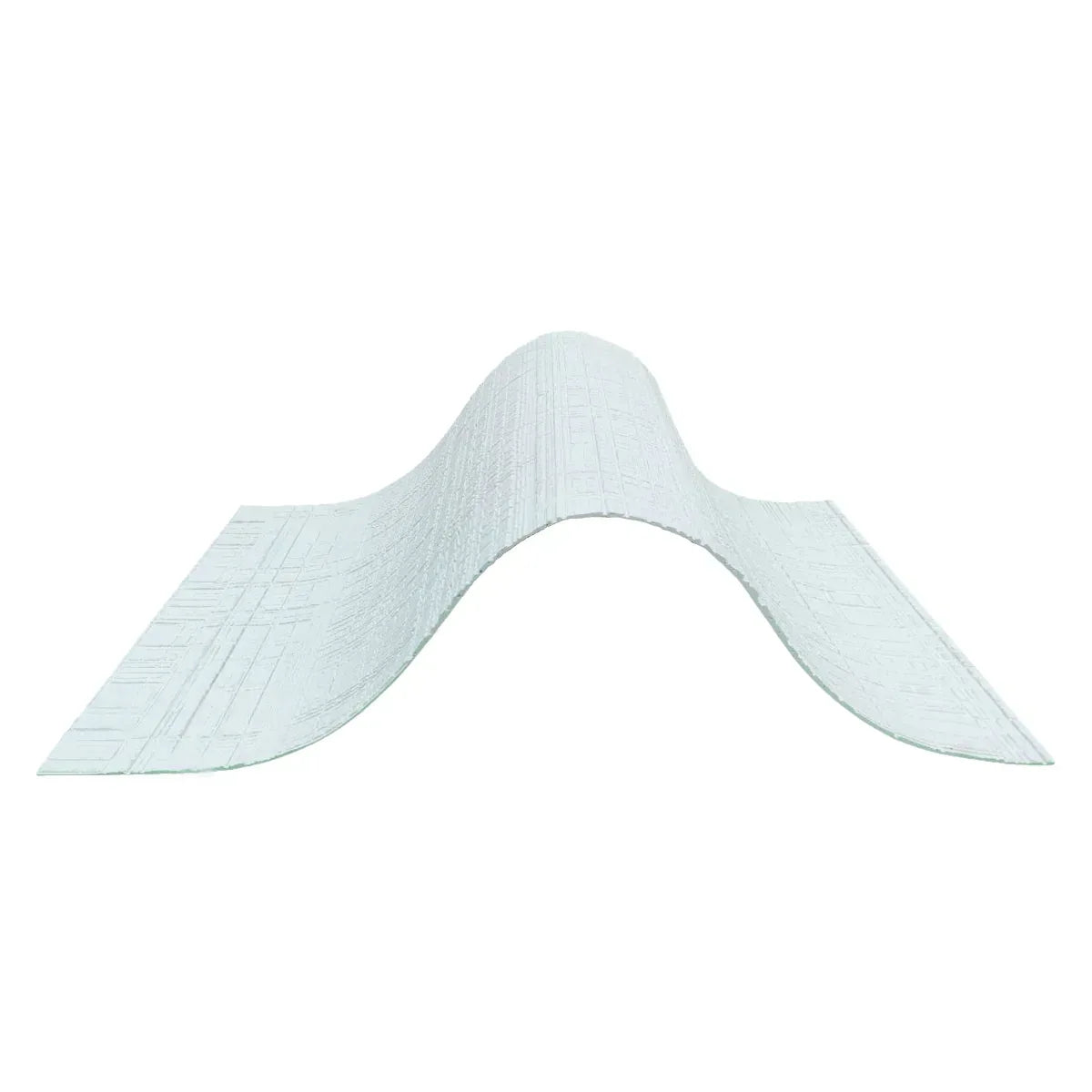Panou decorativ  din praf de piatra, Naimeed D7326, flexibil, ignifug, strat protector ceramic, rezistent la razele UV, 120x60x0.2 cm, alb