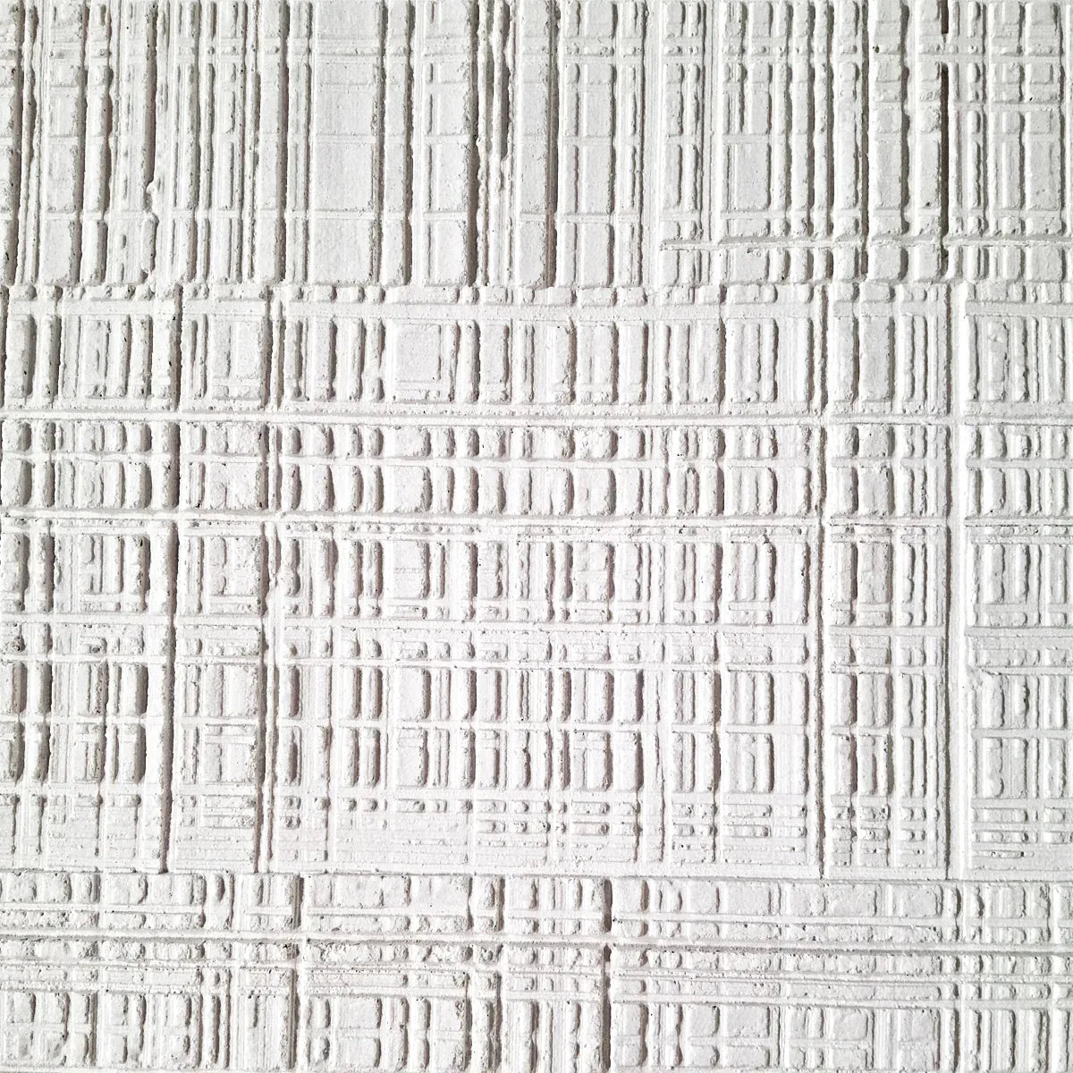 Set 8 panouri decorative din praf de piatra, Naimeed D7326, flexibile, ignifuge, strat protector ceramic, rezistente la razele UV, 120x60x0.2 cm, alb