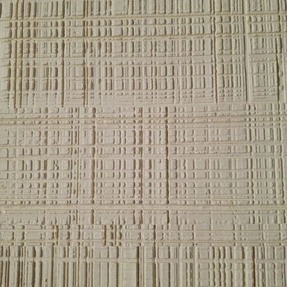 Set 7 panouri decorative din praf de piatra, Naimeed D7327, flexibile, ignifuge, strat protector ceramic, rezistente la razele UV, 120x60x0.2 cm, bej vanilie