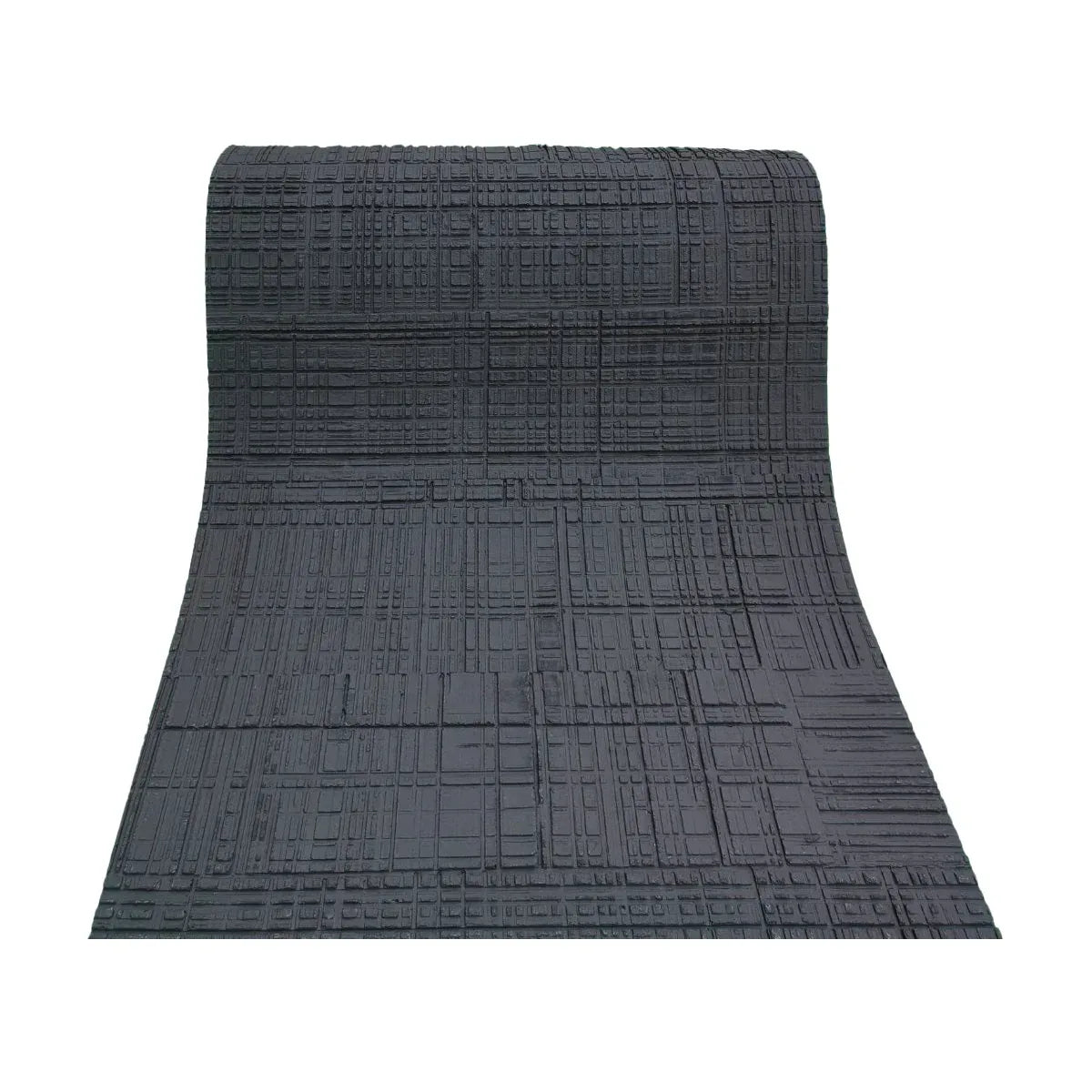 Set 10 panouri decorative din praf de piatra, Naimeed D7330, flexibile, ignifuge, strat protector ceramic, rezistente la razele UV, 120x60x0.2 cm, gri antracit
