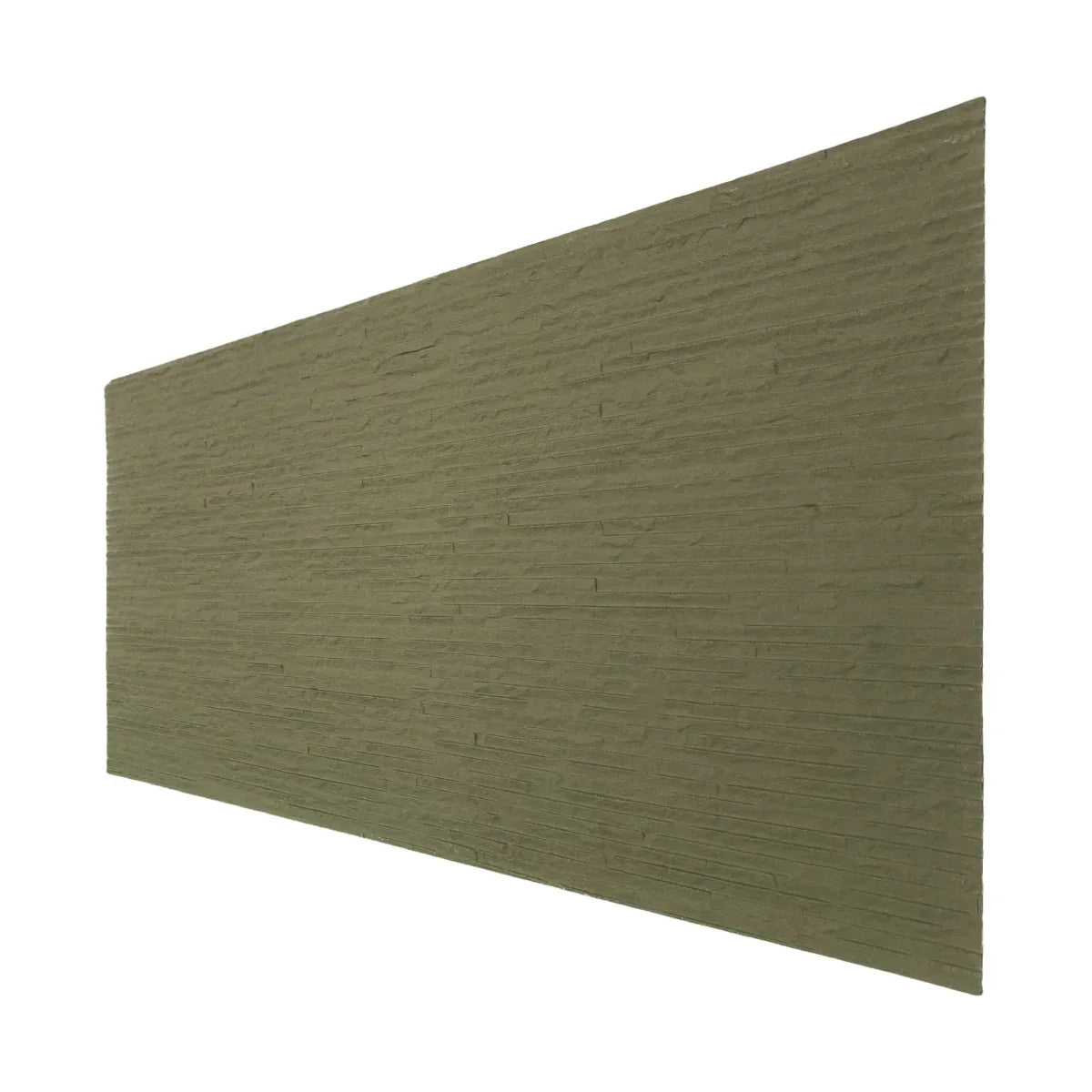 Set 14 panouri decorative din praf de piatra, Naimeed D7332, flexibile, ignifuge, strat protector ceramic, rezistente la razele UV, 120x60x0.2 cm, bej masliniu