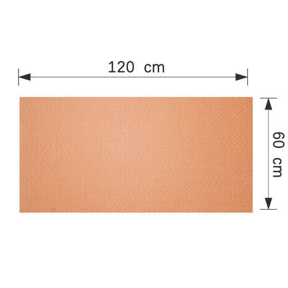 Set 16 panouri decorative din praf de piatra, Naimeed D7336, ignifuge, strat protector ceramic, rezistente la razele UV, 120x60x0.2 cm, portocaliu