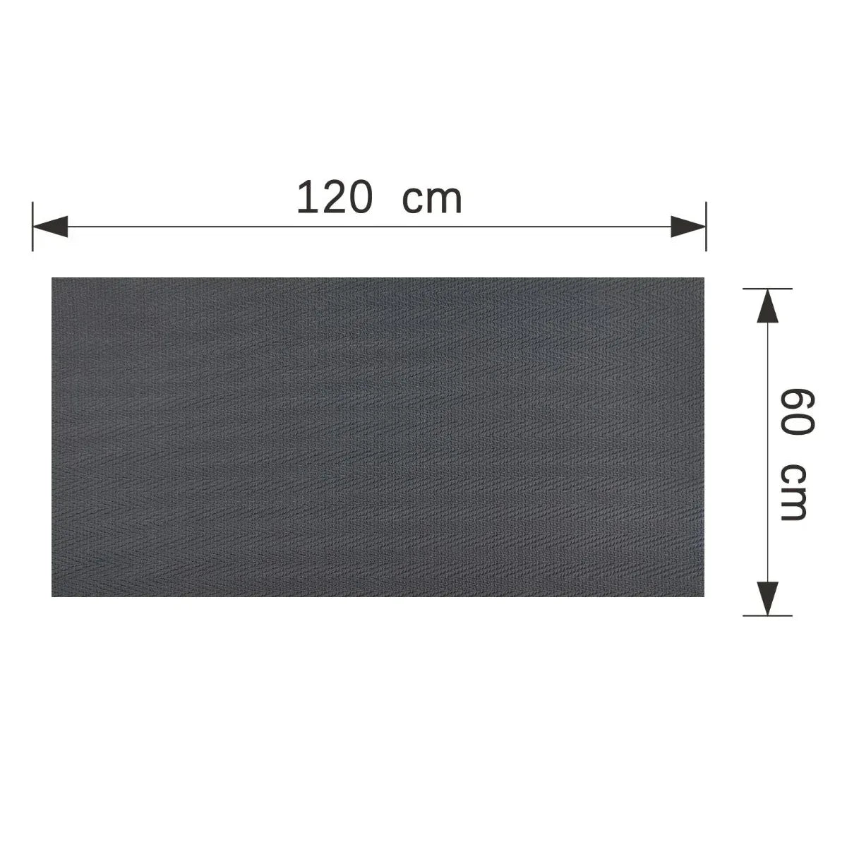 Set 14 panouri decorative din praf de piatra, Naimeed D7337, flexibile, ignifuge, strat protector ceramic, rezistente la razele UV, 120x60x0.2 cm, gri inchis