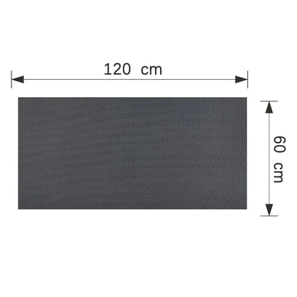 Panou decorativ din praf de piatra, Naimeed D7337, flexibil, ignifug, strat protector ceramic, rezistent la razele UV, 120x60x0.2 cm, gri inchis