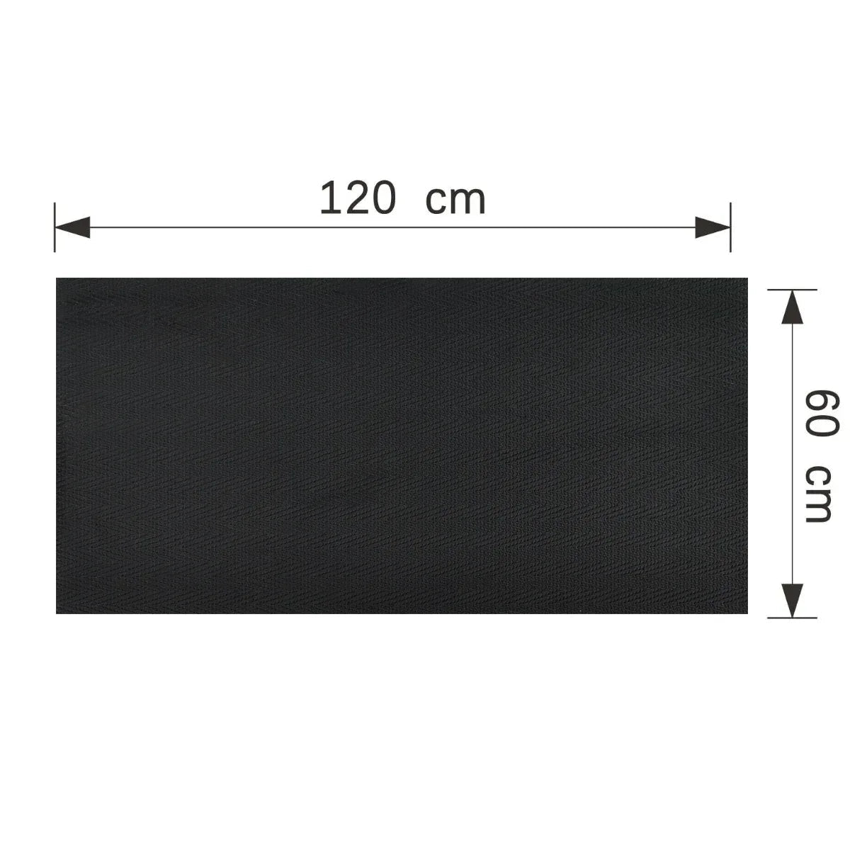 Set 14 panouri decorative din praf de piatra, Naimeed D7338, flexibile, ignifuge, strat protector ceramic, rezistente la razele UV, 120x60x0.2 cm, negru