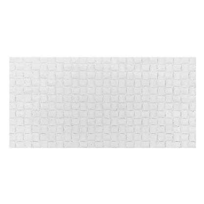 Set 9 panouri decorative din praf de piatra, Naimeed D7339, flexibile, ignifuge, strat protector ceramic, rezistente la razele UV, 120x60x0.2 cm, alb