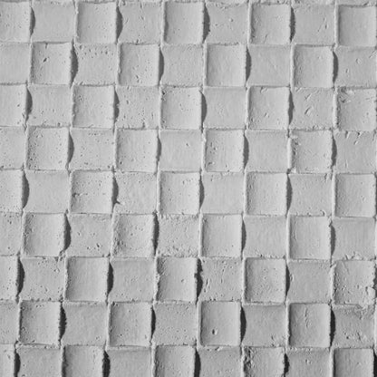 Set 9 panouri decorative din praf de piatra, Naimeed D7339, flexibile, ignifuge, strat protector ceramic, rezistente la razele UV, 120x60x0.2 cm, alb