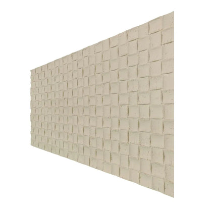Set 9 panouri decorative din praf de piatra, Naimeed D7340, flexibile, ignifuge, strat protector ceramic, rezistente la razele UV, 120x60x0.2 cm, bej galbui