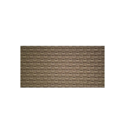 Panou decorativ din praf de piatra, Naimeed D7341, flexibil, ignifug, strat protector ceramic, rezistent la razele UV, 120x60x0.2 cm, maro deschis