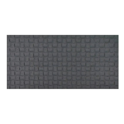 Set 9 panouri decorative din praf de piatra, Naimeed D7343, flexibile, ignifuge, strat protector ceramic, rezistente la razele UV, 120x60x0.2 cm, gri inchis