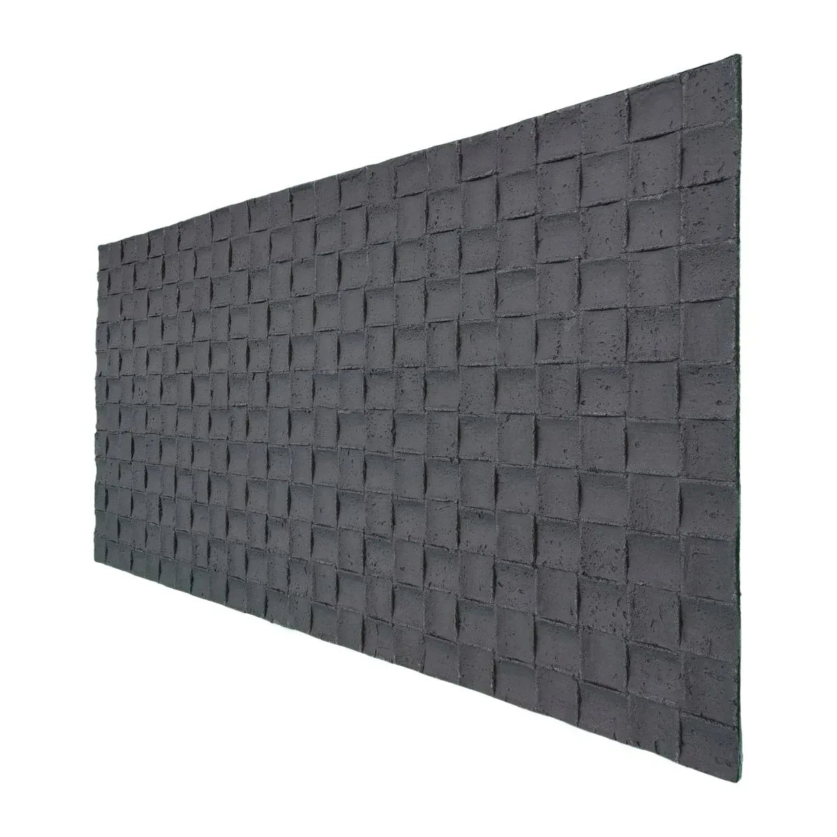 Set 9 panouri decorative din praf de piatra, Naimeed D7343, flexibile, ignifuge, strat protector ceramic, rezistente la razele UV, 120x60x0.2 cm, gri inchis