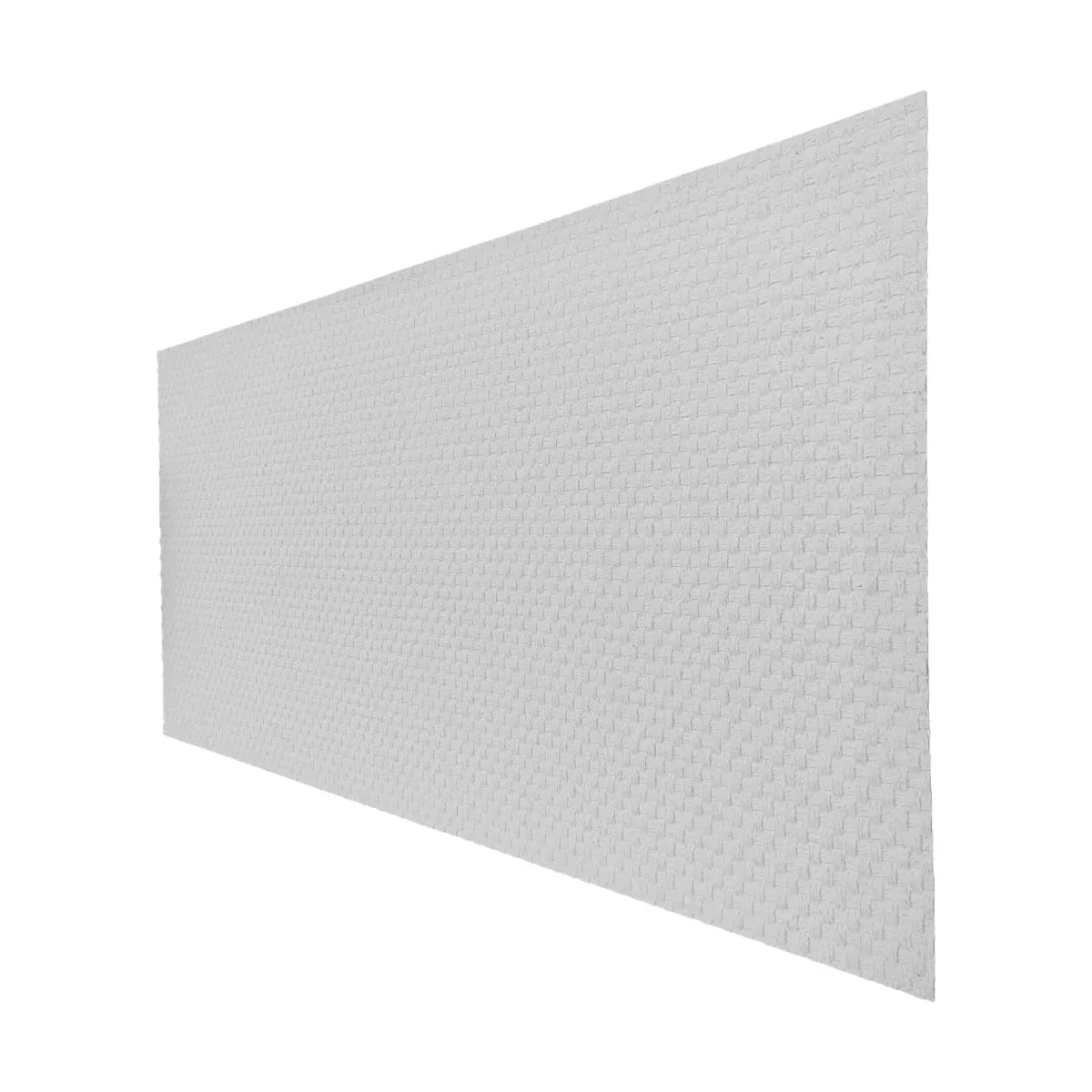 Set 14 panouri decorative din praf de piatra, Naimeed D7344, flexibile, ignifuge, strat protector ceramic, rezistente la razele UV, 120x60x0.2 cm, alb