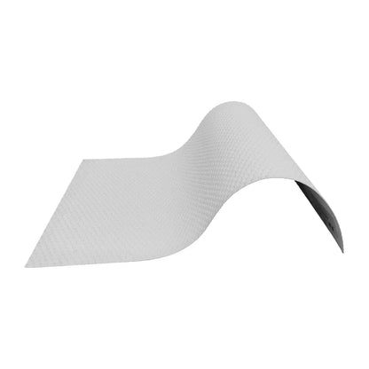 Set 6 panouri decorative din praf de piatra, Naimeed D7344, flexibile, ignifuge, strat protector ceramic, rezistente la razele UV, 120x60x0.2 cm, alb