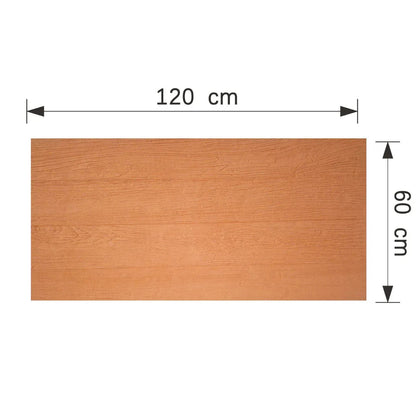Set 16 panouri decorative din praf de piatra, Naimeed D7349, ignifuge, strat protector ceramic, rezistente la razele UV, 120x60x0.2 cm, portocaliu