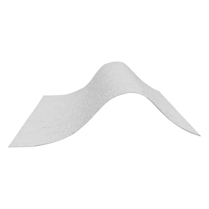 Set 12 panouri decorative din praf de piatra, Naimeed D7350, flexibile, ignifuge, strat protector ceramic, rezistente la razele UV, 120x60x0.2 cm, alb