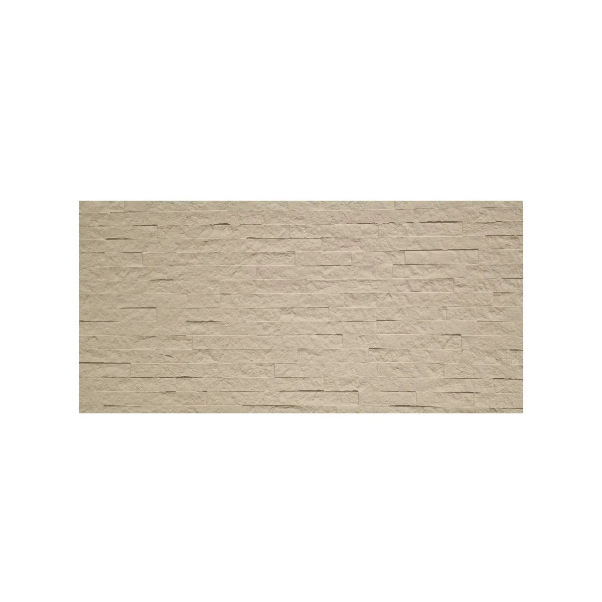 Set 12 panouri decorative din praf de piatra, Naimeed D7351, flexibile, ignifuge, strat protector ceramic, rezistente la razele UV, 120x60x0.2 cm, bej vanilie
