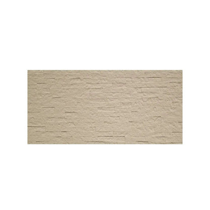 Set 12 panouri decorative din praf de piatra, Naimeed D7351, flexibile, ignifuge, strat protector ceramic, rezistente la razele UV, 120x60x0.2 cm, bej vanilie