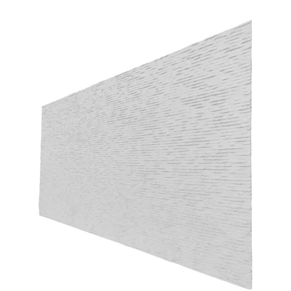 Set 12 panouri decorative din praf de piatra, Naimeed D7356, flexibile, ignifuge, strat protector ceramic, rezistente la razele UV, 120x60x0.2 cm, alb