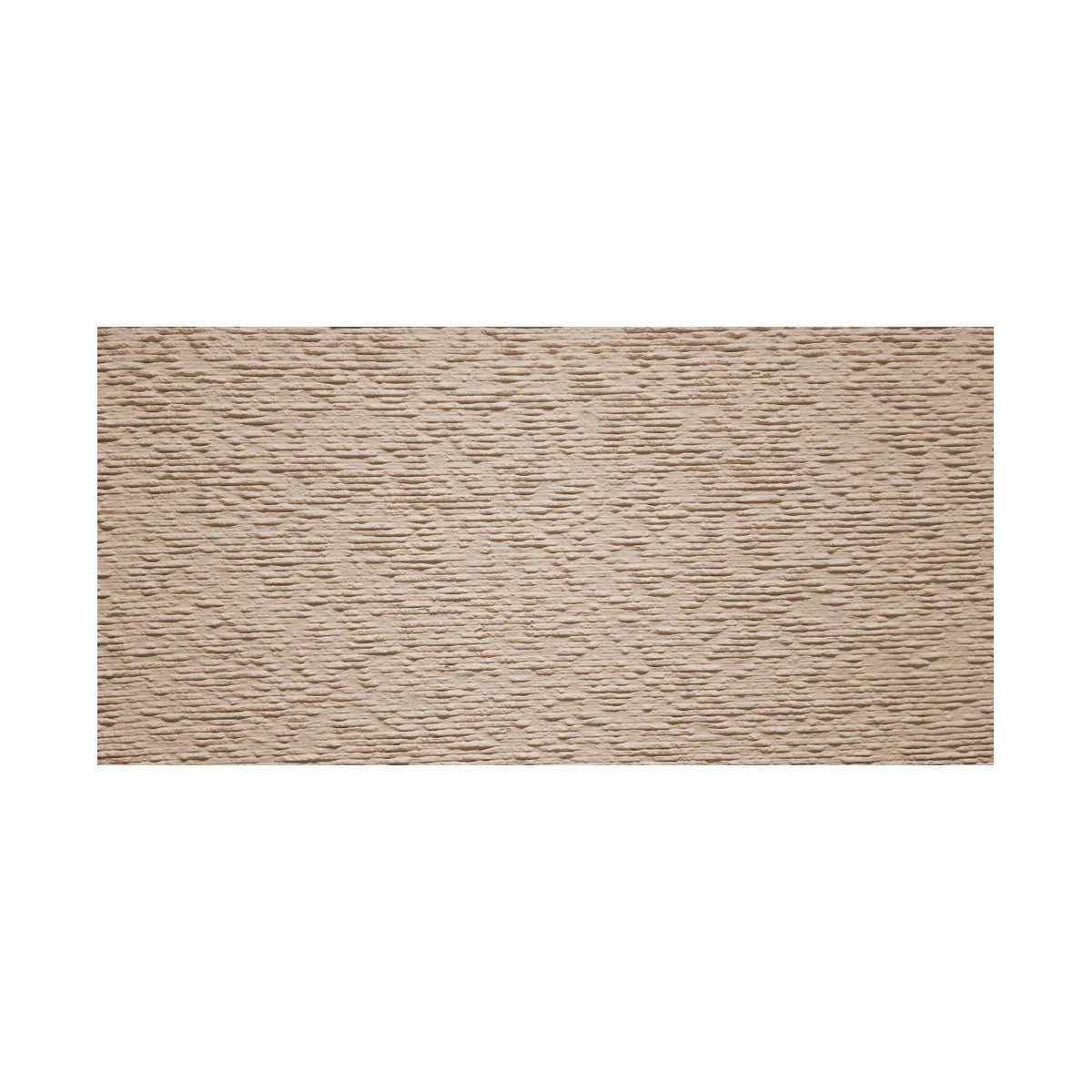 Panou decorativ din praf de piatra, Naimeed D7357, flexibil, ignifug, strat protector ceramic, rezistent la razele UV, 120x60x0.2 cm, bej piersica