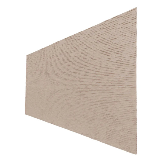 Panou decorativ din praf de piatra, Naimeed D7357, flexibil, ignifug, strat protector ceramic, rezistent la razele UV, 120x60x0.2 cm, bej piersica