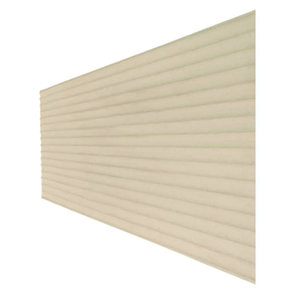 Set 10 panouri decorative din praf de piatra, Naimeed D7360, flexibile, ignifuge, strat protector ceramic, rezistente la razele UV, 120x60x0.2 cm, bej galbui