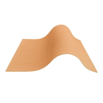 Set 16 panouri decorative din praf de piatra, Naimeed D7336, ignifuge, strat protector ceramic, rezistente la razele UV, 120x60x0.2 cm, portocaliu