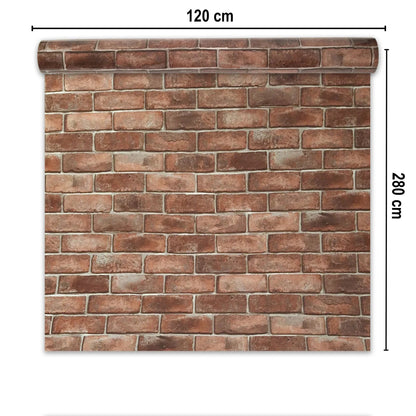 Rola panou autoadeziv, Naimeed D7372, aspect lucios, design modern, 2.5mm grosime, 120x280cm, Maro