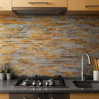 Rola panou autoadeziv, Naimeed D7380, design modern, 2.5mm grosime, 120x280cm, Maro